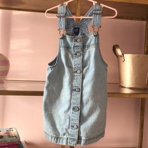 Gap Denim Overall Dress